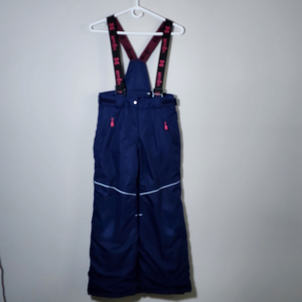 Xmtn Ski Bib Snow Pants Kids 12 Blue Insulated Suspenders Winter Outdoor Warm